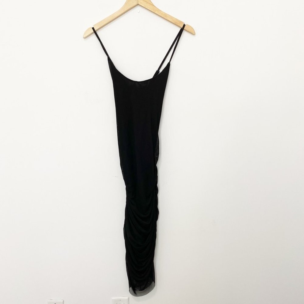 NEW Love,Fire Black Bodycon Mesh Dress Size Medium